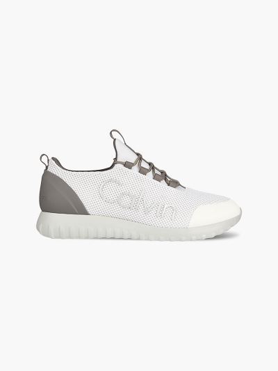 Calvin Klein Cipők HU916857 | Calvin Klein Logo Férfi Sportcipő Világos Fehér
